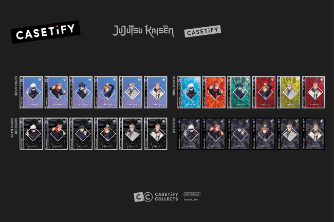 casetify jujutsu kaisen collectible cards