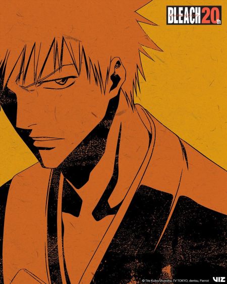 bleach anime 20th anniversary ichigo kurosaki visual