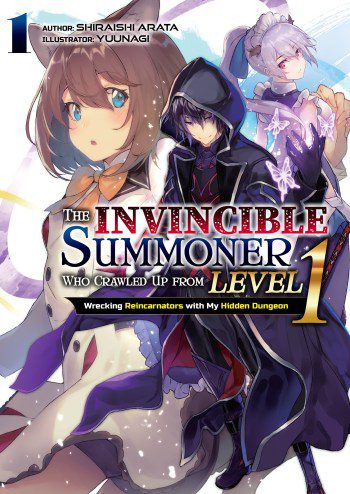 The Invincible Summoner Who Crawled Up from Level 1 light novel volume one cover