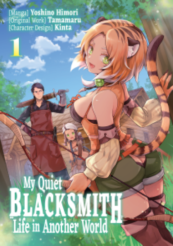 my quiet blacksmith life in another world manga volume one english cover