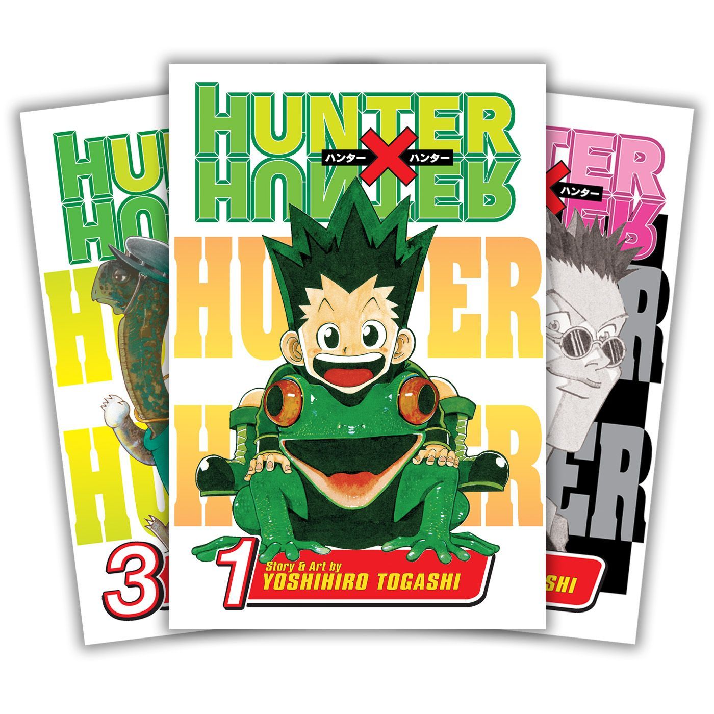 hunter x hunter 3-in-1 manga covers