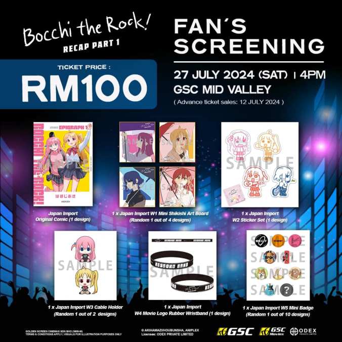 GSC Reveals Bocchi The Rock! Recap Part 1 Malaysia Fan Screening Details - My Anime Vault