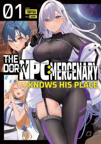 The Dorky NPC Mercenary Knows His Place Volume 1 light novel English cover